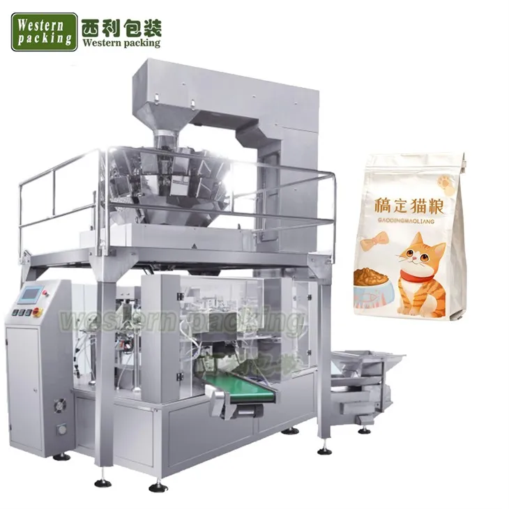 Animal manje anbalaj machin