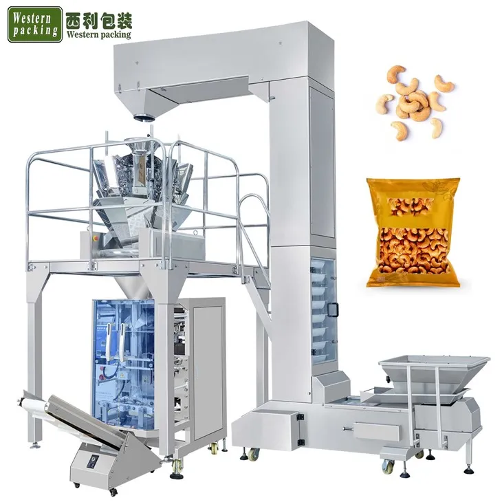 Cashew nwa ranpli anbalaj machin Azòt