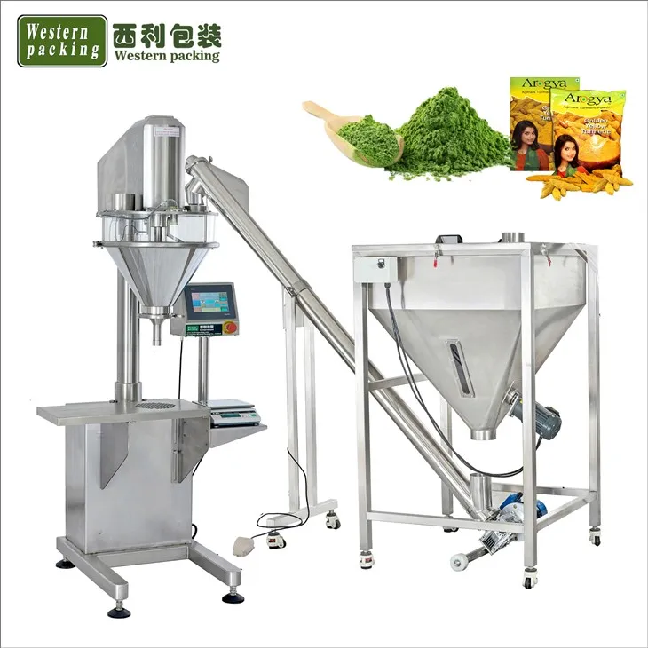 Semi otomatik Auger ti poud ranpli machin