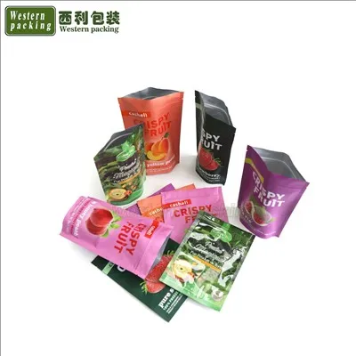 Enpresyon Cookie Kanpe Ziplock Pouch Mylar Bag